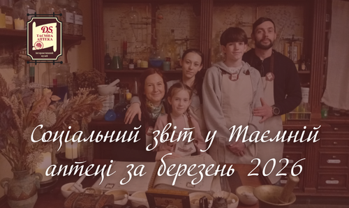 Соціальний звіт Таємної аптеки за березень 2026